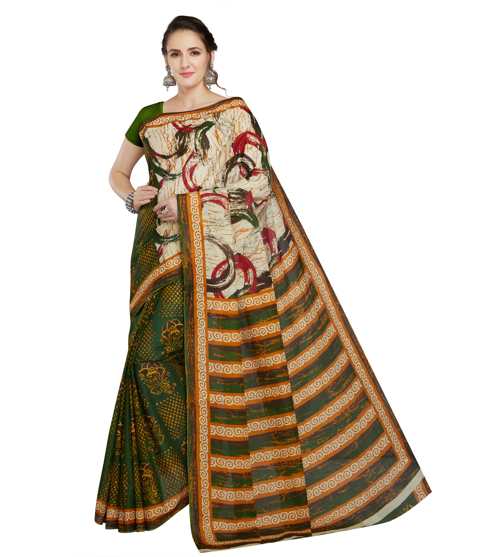  Exclusive Womens Pure Cotton Printed Sarees By Abaranji